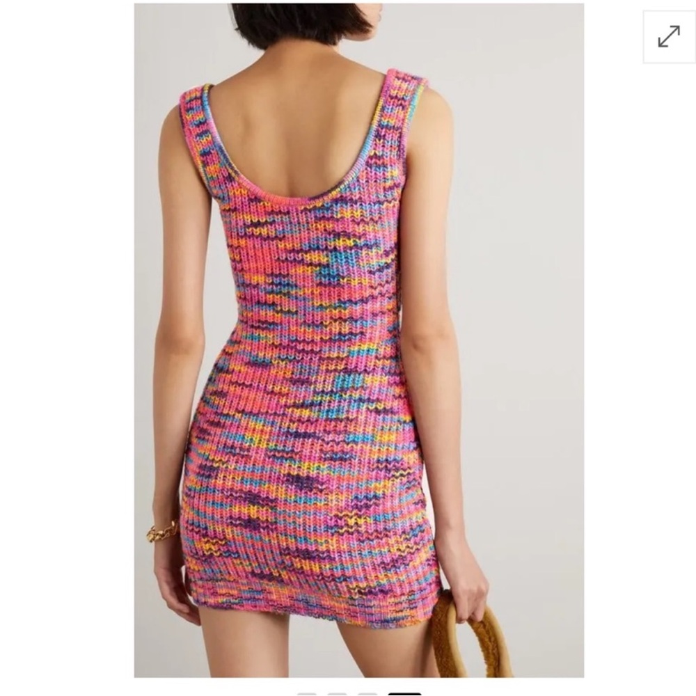 Staud Gardenia Melange Mini Tank Knit Dress NWT - Picture 2 of 7